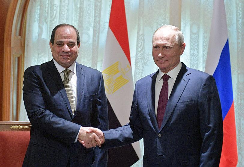 Vladimir Putin and Fattah Alsisi, Photo /Sputnik/Alexei Druzhinin/Kremlin via Reuters