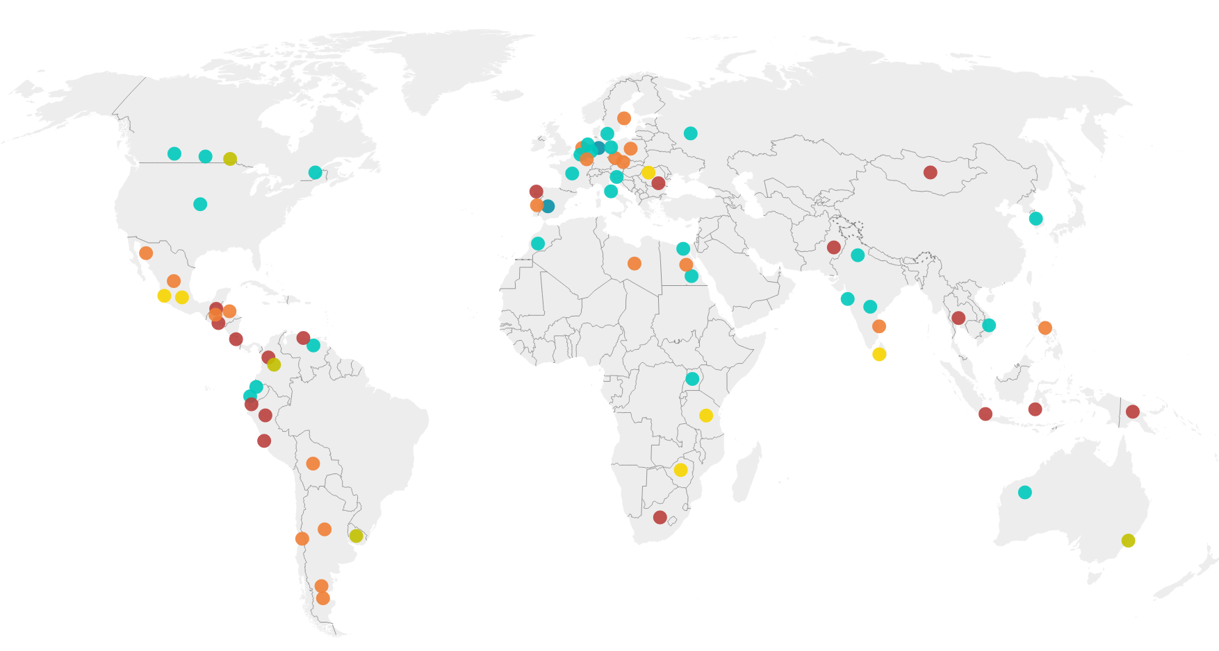 ISDS Case Map